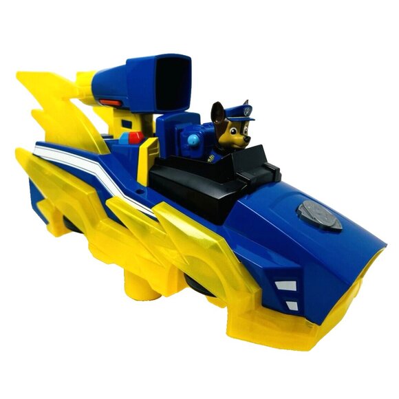 Paw Patrol Mighty Pups Charged Up Chase Transforming Deluxe Vehicle Lights Sound - Picture 3 of 11
